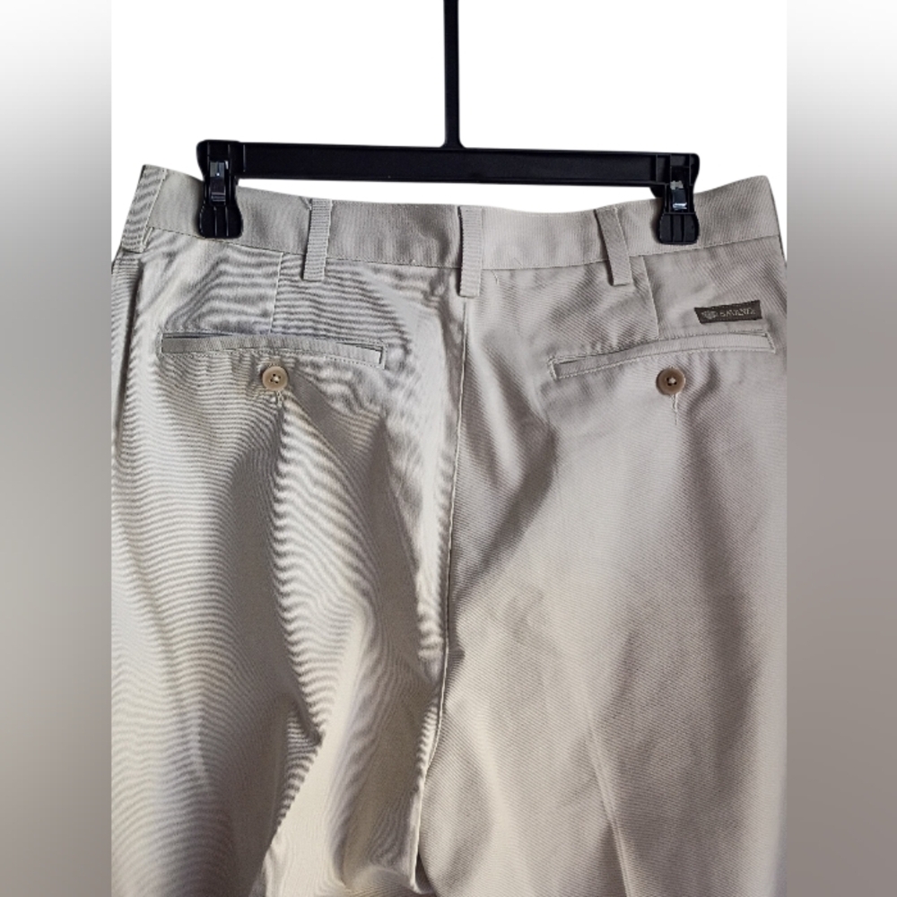 ❤️ Men's Savane Khaki Pants Size 33,30 - Picture 4 of 6